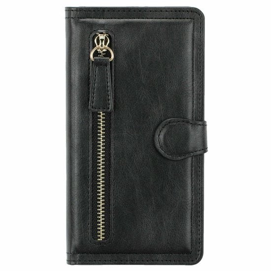 Samsung Galaxy A32 4G Hoesjes – Vintage Portemonnee Hoes – Pasjeshouder – Magneetsluiting – Zwart-Ilumina Benelux