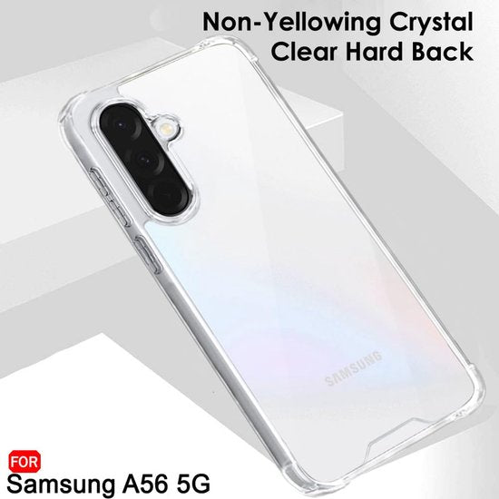 Samsung Galaxy A56 Hoesjes – Ultra-Hybrid Backcover – Schokbestendig – Crystal Clear Transparant-Ilumina Benelux