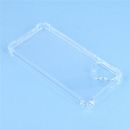 Anti -Shock Silicone hoesje Transparant met Screenprotector Glas 2x Geschikt voor: Samsung Galaxy A07