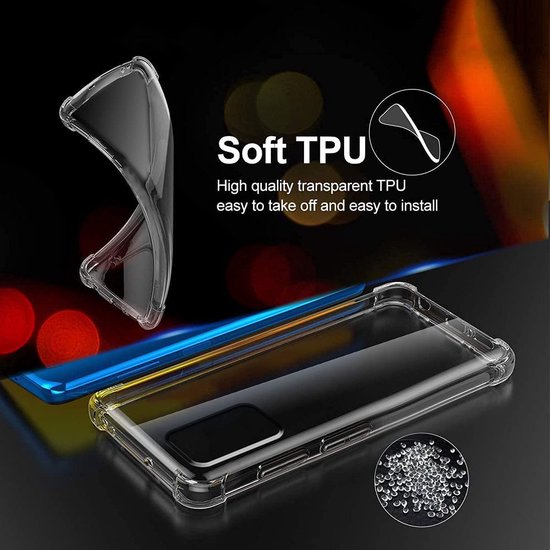 Oppo A91 5G Hoesjes – Soft TPU Siliconen Backcover – Schokbestendig – Transparant-Ilumina Benelux