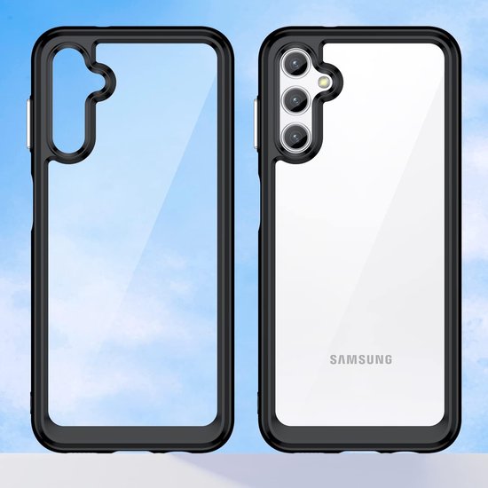 Samsung Galaxy A34 5G Hoesjes – Hybride Backcover – Transparant Acryl – TPU Bumper – Schokbestendig – Helder-Ilumina Benelux