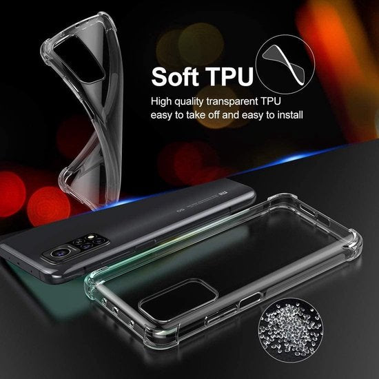 Xiaomi Mi 10T / 10T Pro 5G Hoesjes – Soft TPU Siliconen Backcover – Schokbestendig – Transparant-Ilumina Benelux