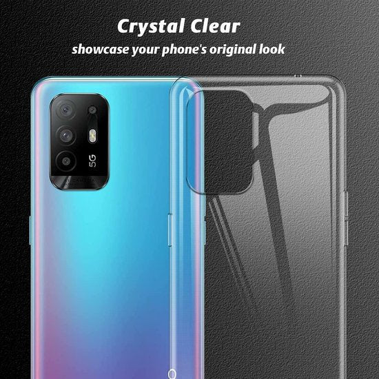 Oppo A94 5G Hoesjes – Siliconen Backcover – Flexibel – Transparant-Ilumina Benelux