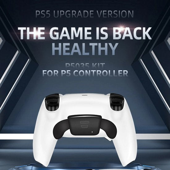 Controller Paddle Remap Kit – Geschikt voor PS5 DualSense – Dual Back Button Extension – Turbo Functie – Zwart-Ilumina Benelux