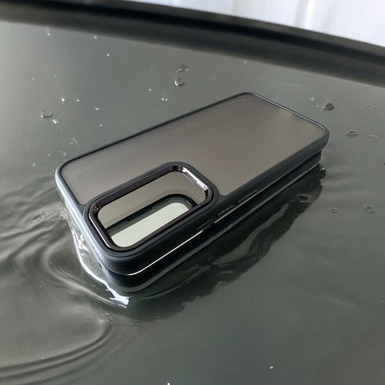 Backcover Military - Geschikt voor: Samsung Galaxy A52 4G & 5G / A52S -Stevige Case met Soft TPU-bumperranden - Zwart