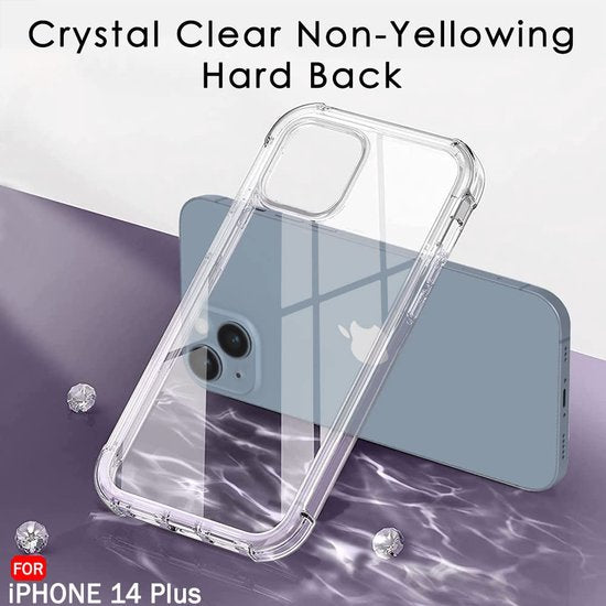iPhone 14 Plus Hoesjes – Crystal Clear Backcover – Schokbestendig – Transparant-Ilumina Benelux