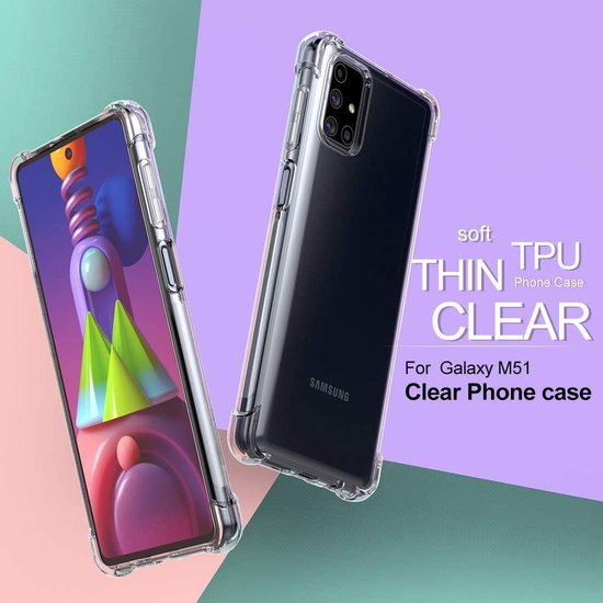 Samsung Galaxy M31 Hoesjes – Siliconen Backcover – Schokbestendig – Flexibel – Transparant-Ilumina Benelux