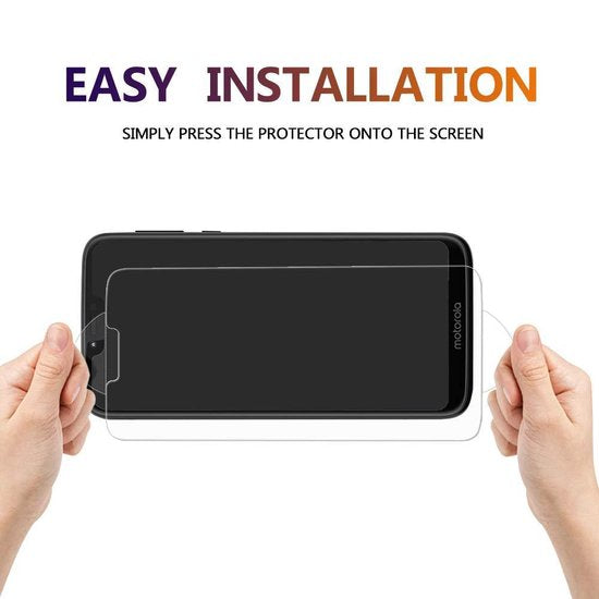 Screenprotector - Geschikt voor Motorola Moto G7 Play Screen Protector [2 - 9H Glas (1-Pack)