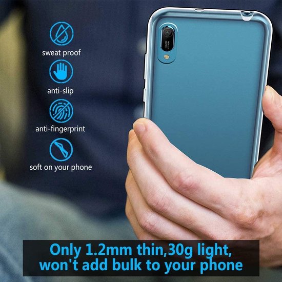 Huawei Y6 2019 Hoesjes – Siliconen Backcover – Transparant – Soft TPU – Schokbestendig-Ilumina Benelux