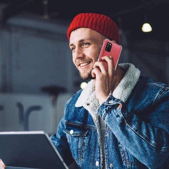 Samsung Galaxy Note 20 Hoesjes – Siliconen Backcover – Schokbestendig Bumper – Transparant – Incl. 2x Screenprotector