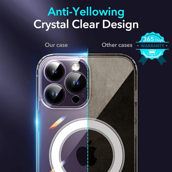 iPhone 12 Pro Max Hoesjes – MagSafe Compatibel – Magnetische Backcover – Camera Lens Protector – Schokbestendig – Zwart-Ilumina Benelux