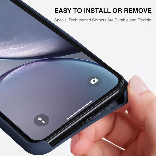 iPhone XS Max Hoesjes – Siliconen Backcover – Soft Silicone – Blauw-Ilumina Benelux