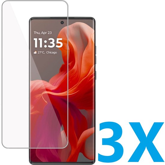 Screenprotector - Geschikt voor Motorola Moto G85 5G - 9H Glas (3-Pack)