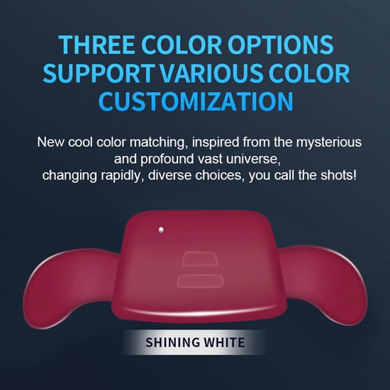 Dual Back Mount Button Extension Adapter voor PS5 Game Controller Paddle Remap Kit met Turbo Geschikt voor: Sony Playstation 5 / PS5 Accessoire - rood