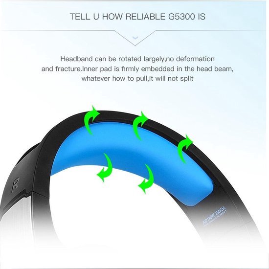 Gaming Headset Geschikt voor: Playstation 4 -5 - PS4, PS5, Xbox Series X en Laptop PC Computer