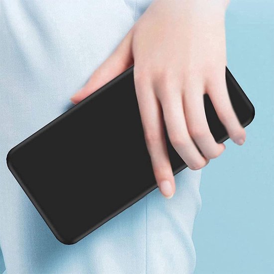 Samsung Galaxy A22 4G Hoesjes – Siliconen Backcover + 3x Screenprotector – Gehard Glas – Anti Kras – Zwart-Ilumina Benelux