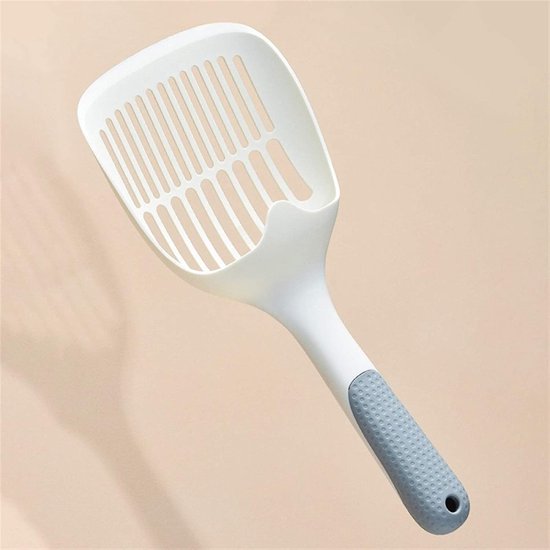 Kattenbakschep met Lange Steel – Ergonomisch & Wasbaar – Geschikt voor Katten en Kleine Huisdieren