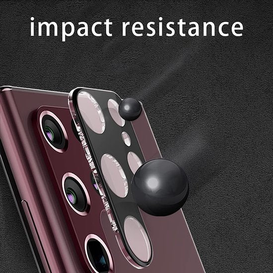 Samsung Galaxy S22 Ultra Hoesjes – Soft TPU Siliconen Backcover – Privacy Screenprotector – Camera Lens Protector – Zwart-Ilumina Benelux