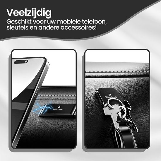 Telefoonhouder auto – Magnetisch Duo Pack – Dashboard & Voorruit – Ook voor Bureau – Universeel – Zwart-Ilumina Benelux