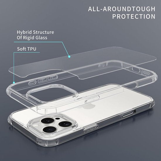 iPhone 16 Pro Max Hoesjes – Crystal Clear Backcover – Schokbestendig – Transparant-Ilumina Benelux