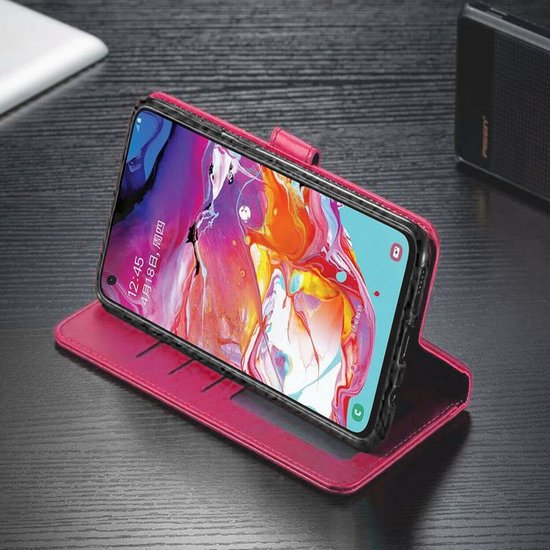 OnePlus Nord CE 5G Hoesjes – Portemonnee Hoes – Pasjeshouder – Magneetsluiting – Roze-Ilumina Benelux