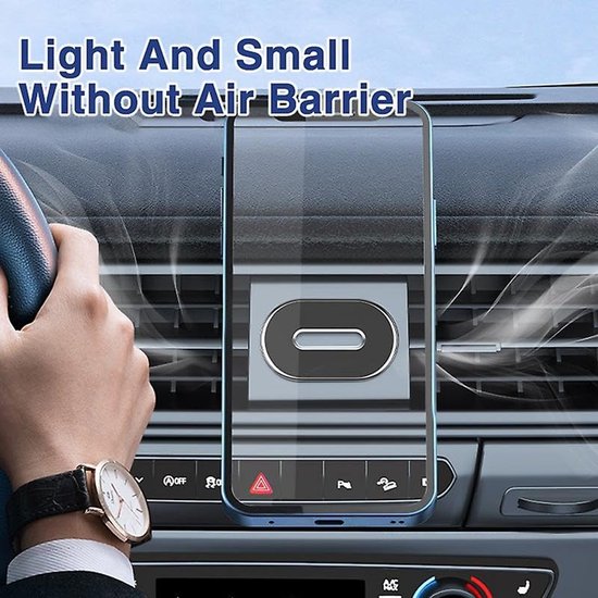 Telefoonhouder auto – Magnetisch Dashboard – Sterke Magneet – Inclusief Metalen Plaatje – Zwart-Ilumina Benelux