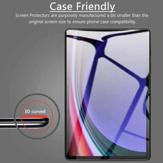 Screenprotector – Geschikt voor Samsung Galaxy Tab S11 Ultra/S10 Ultra/Tab S9 Ultra – Gehard Glas – 14.6 Inch – 2x Tempered Glas-tabletscreenprotectors-Ilumina Benelux