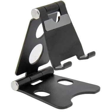 Telefoonhouder bureau – Opvouwbaar & Verstelbaar – Voor Smartphone & Tablet – Antislip Standaard – Zwart-Ilumina Benelux