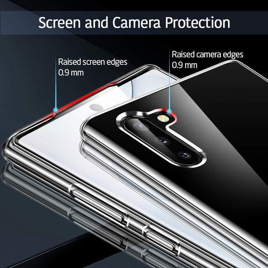 Samsung Galaxy Note 10 Plus Hoesjes – Siliconen Backcover – Soft Touch – Transparant-Ilumina Benelux