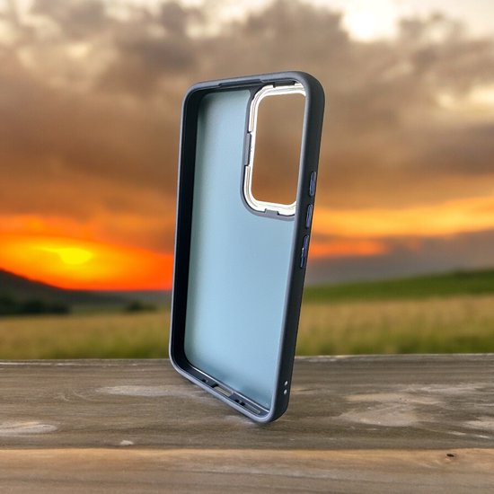Samsung Galaxy A52/A52S Hoesjes – Military Backcover – Soft TPU Bumper – Schokbestendig – Blauw-Ilumina Benelux