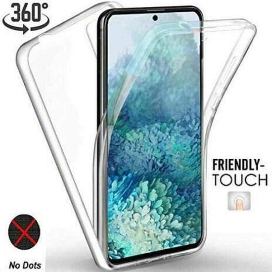 Transparant Siliconen - Voor- en Achterkant Hoesje Samsung Galaxy S20