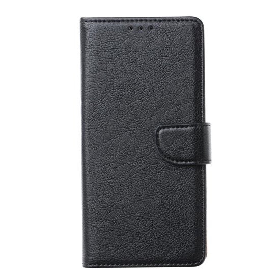 Motorola Moto One Fusion Hoesjes – Portemonnee Hoes – Pasjeshouder – Bookcase – Zwart-Ilumina Benelux