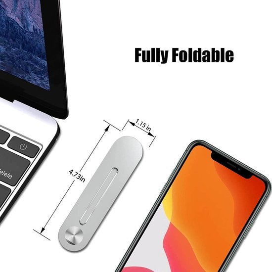 Telefoonhouder – Magnetische schermclip – Voor laptop monitor tablet auto – Universeel – Zwart-Ilumina Benelux