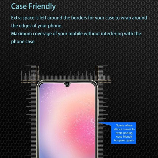 Samsung Galaxy A34 Hoesjes – Anti-shock Siliconen Backcover – Transparant – Screenprotector Gehard Glas + Camera Lens Protector