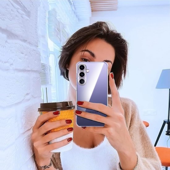 Samsung Galaxy S23 FE Hoesjes – Siliconen Backcover – Schokbestendig – Camera Beschermer – Transparant-Ilumina Benelux
