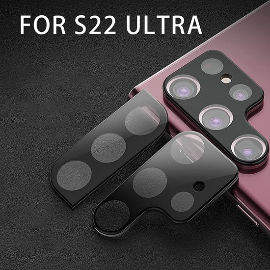 Samsung Galaxy S22 Ultra Hoesjes – Soft TPU Siliconen Backcover – Full Screenprotector – Camera Lens Protector – Transparant-Ilumina Benelux