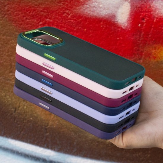 Backcover Military - Geschikt voor: Samsung Galaxy A34 5G -Stevige Case met Soft TPU-bumperranden - Blauw