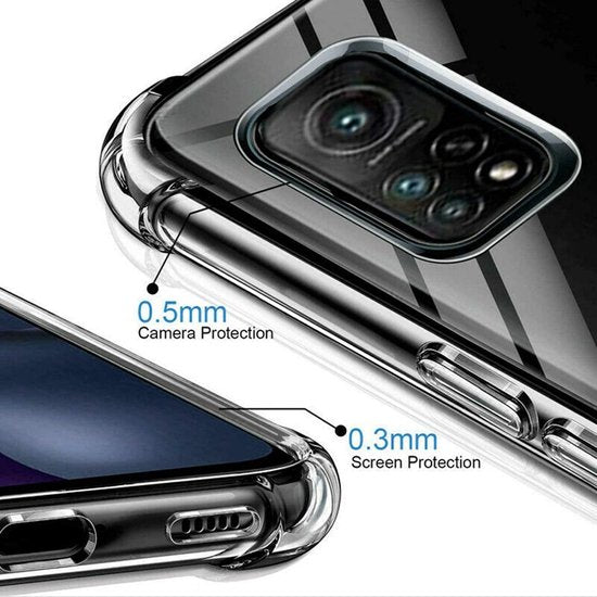 Xiaomi Mi 10T / 10T Pro 5G Hoesjes – Siliconen Backcover – Schokbestendig Bumper – Transparant-Ilumina Benelux