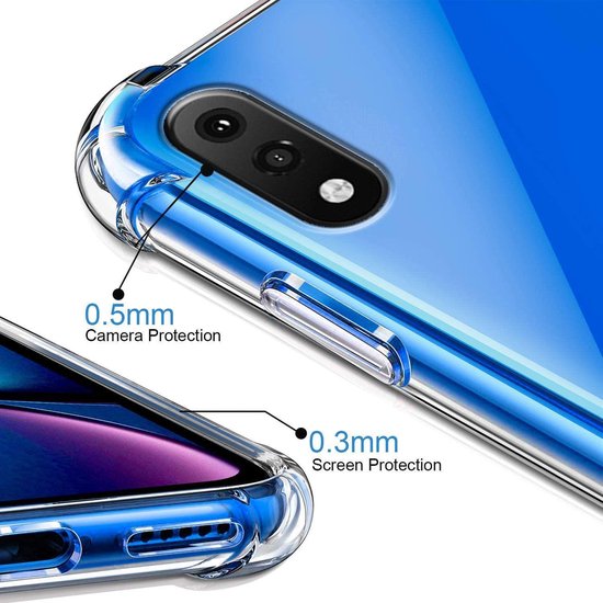 Samsung Galaxy A01 Hoesjes – Siliconen Backcover – Schokbestendig – Transparant-Ilumina Benelux