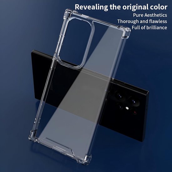 Samsung Galaxy S24 Ultra Hoesjes – Ultra-Hybrid Backcover – Schokbestendig – Crystal Clear Transparant-Ilumina Benelux
