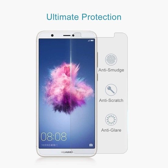 Huawei P Smart 2018 Hoesjes – Portemonnee Backcover – Pasjeshouder – 2x Screenprotector – Goud-Ilumina Benelux