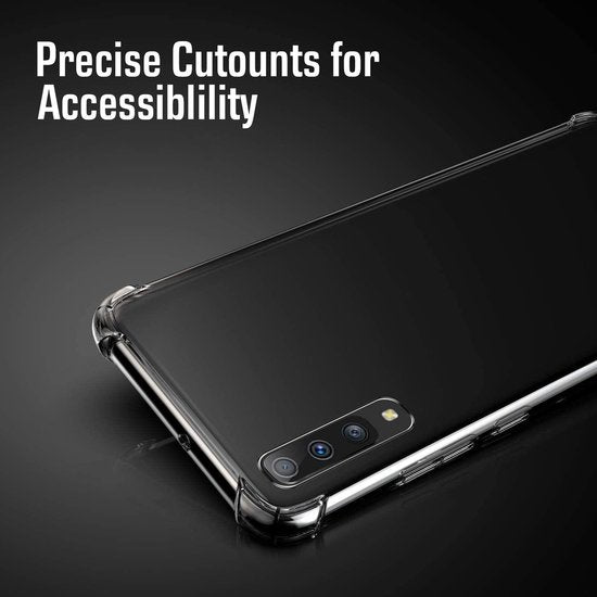 Samsung Galaxy A70/A70S Hoesjes – Siliconen Backcover – Schokbestendig – Anti-Shock – Transparant-Ilumina Benelux