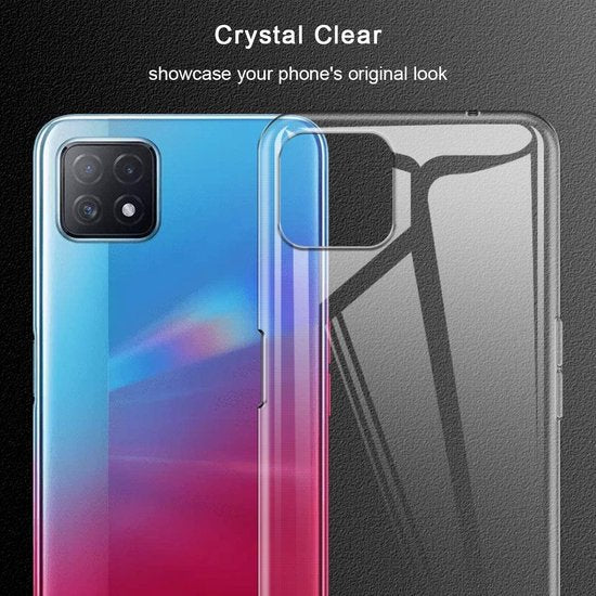 OPPO A73 5G Hoesjes – Siliconen Backcover – Transparant – Flexibel – Schokbestendig-Ilumina Benelux