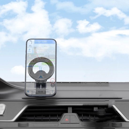 Telefoonhouder auto – Dashboard autohouder – MagSafe compatibel – Universeel – Zwart-Ilumina Benelux