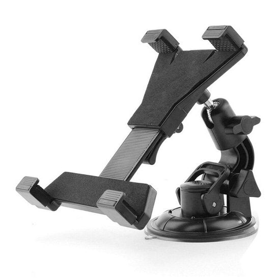 Tablethouder auto – 360° draaibaar voorruit & dashboard – Voor 7-11 inch tablets en grote smartphones – Zwart