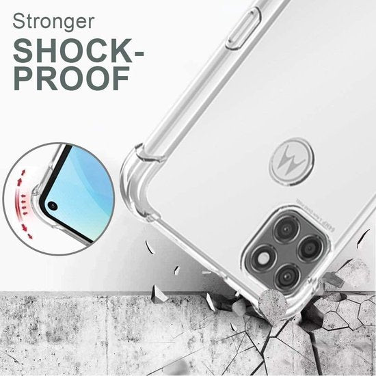 Motorola Moto G9 Power Hoesjes – Soft TPU Siliconen Backcover – Schokbestendig – Transparant-Ilumina Benelux
