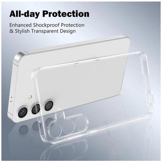 Samsung Galaxy A26 / A17 5G Hoesjes – Siliconen Backcover – Soft TPU – Transparant – Anti Kras-Ilumina Benelux