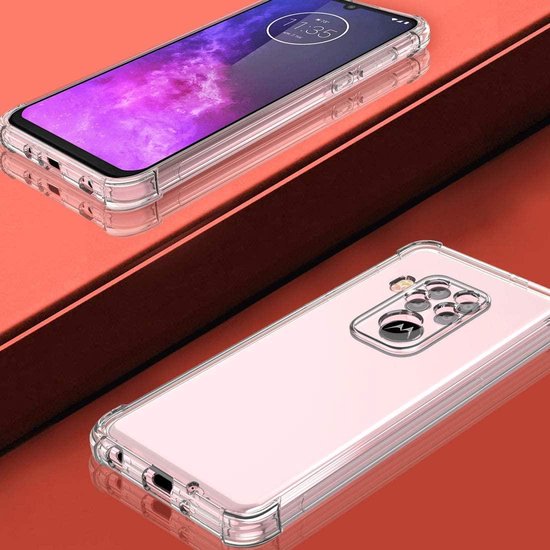 Motorola Moto One Zoom Hoesjes – Soft TPU Siliconen Backcover – Schokbestendig – Transparant-Ilumina Benelux