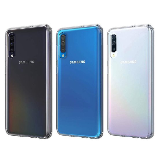 Samsung Galaxy A50 Hoesjes – Transparante Backcover – Schokbestendig – Shockproof-Ilumina Benelux