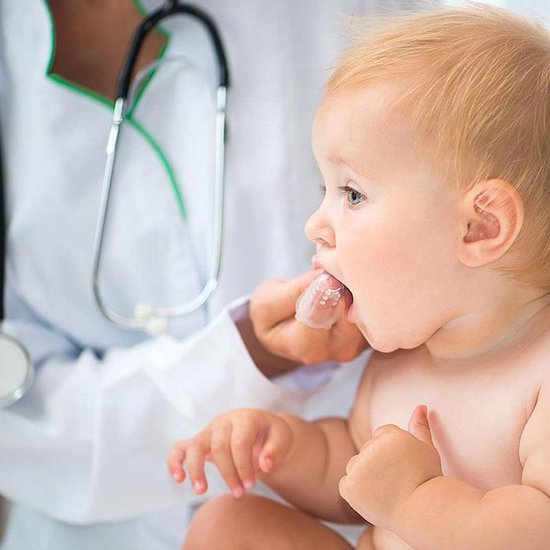 Vingertandenborstel baby – Siliconen vingerborstel – Zacht tandvleesmassage – Voor baby & peuter – Transparant-Ilumina Benelux